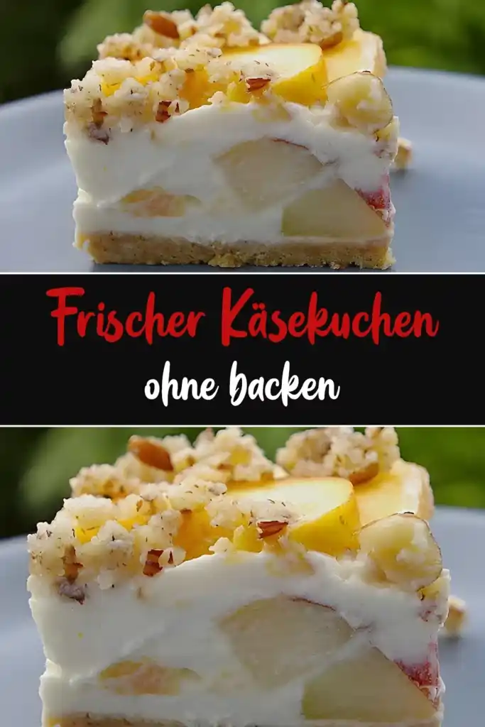 Frischer Käsekuchen ohne backen 1 Frischer Käsekuchen ohne backen