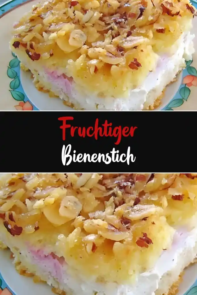 Fruchtiger Bienenstich 1 Fruchtiger Bienenstich