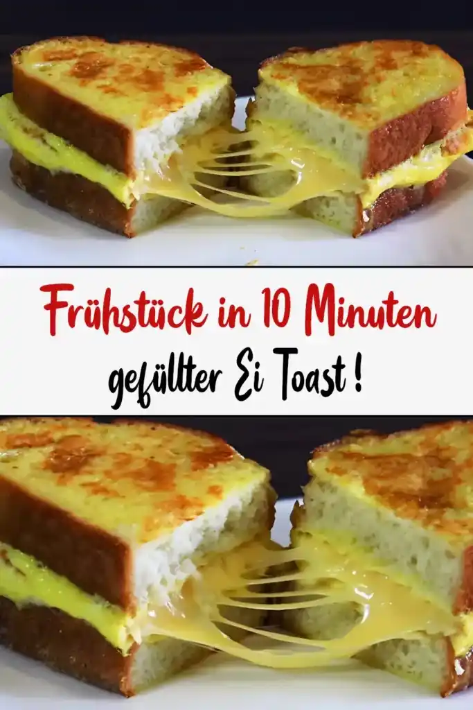 Schnelles Frühstück: Gefüllter Ei-Toast in 10 Minuten! 1 Fruehstueck in 10 Minuten gefuellter Ei Toast 1