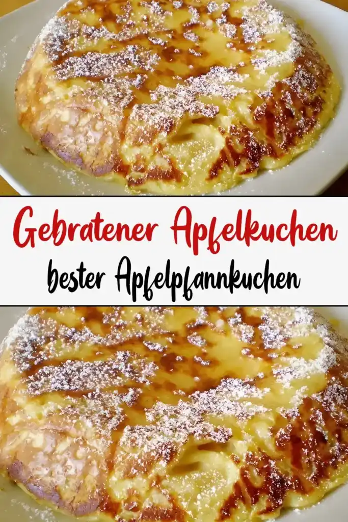 Gebratener Apfelkuchen: Ein Genuss für jeden Tag 1 Gebratener Apfelkuchen bester Apfelpfannkuchen. Ueberraschend1