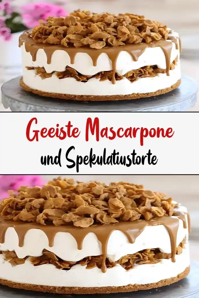 Geeiste Mascarpone- und Spekulatiustorte 1 Geeiste Mascarpone und Spekulatiustorte1