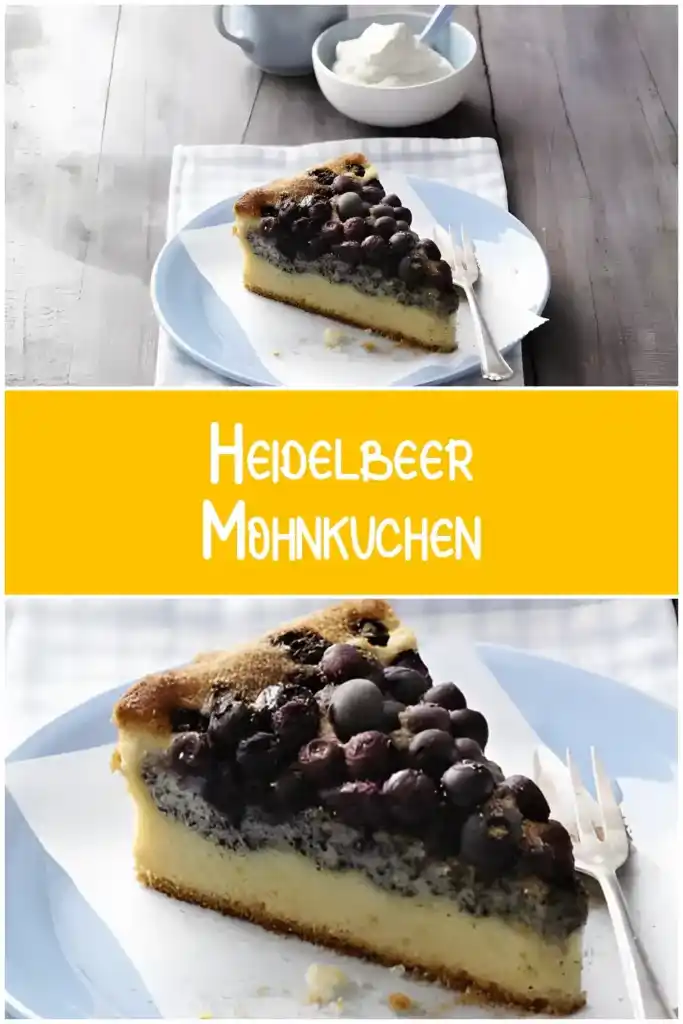 Heidelbeer-Mohnkuchen 1 Heidelbeer Mohnkuchen