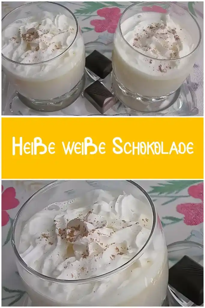Heiße weiße Schokolade 1 Heiße weiße Schokolade