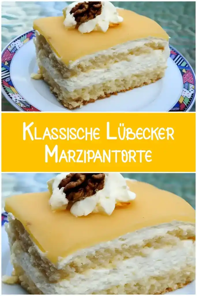 klassische Lübecker Marzipantorte