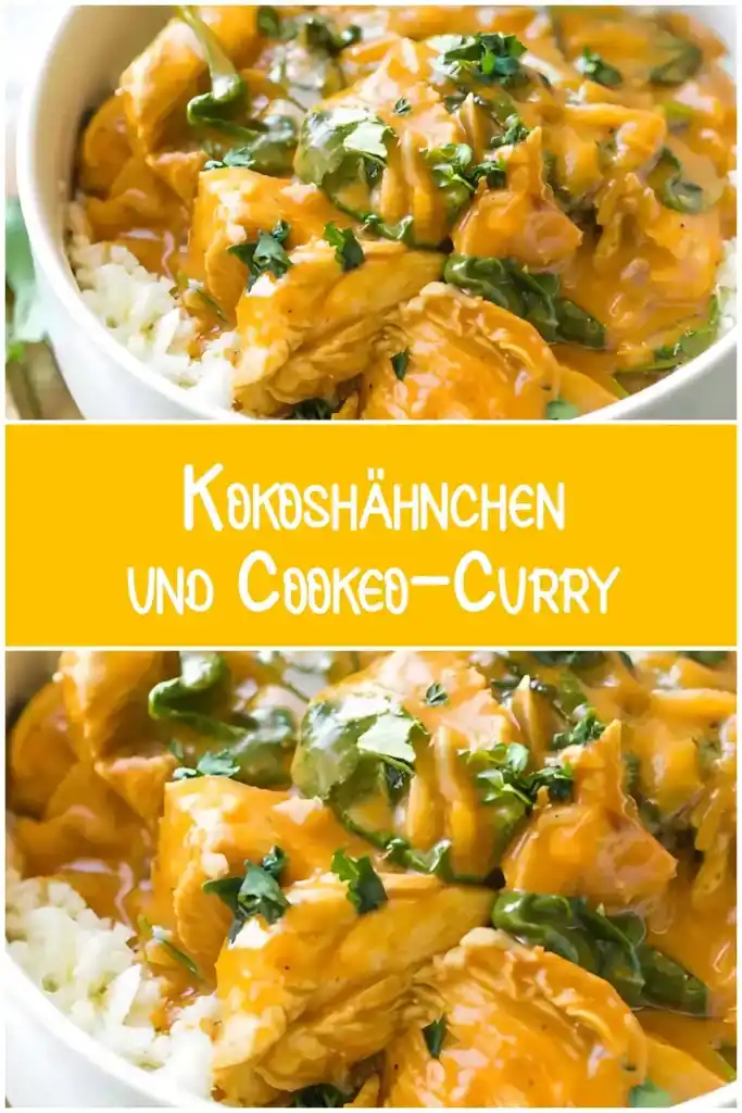 Kokoshähnchen und Curry mit Cookeo 1 Kokoshähnchen und Curry mit Cookeo
