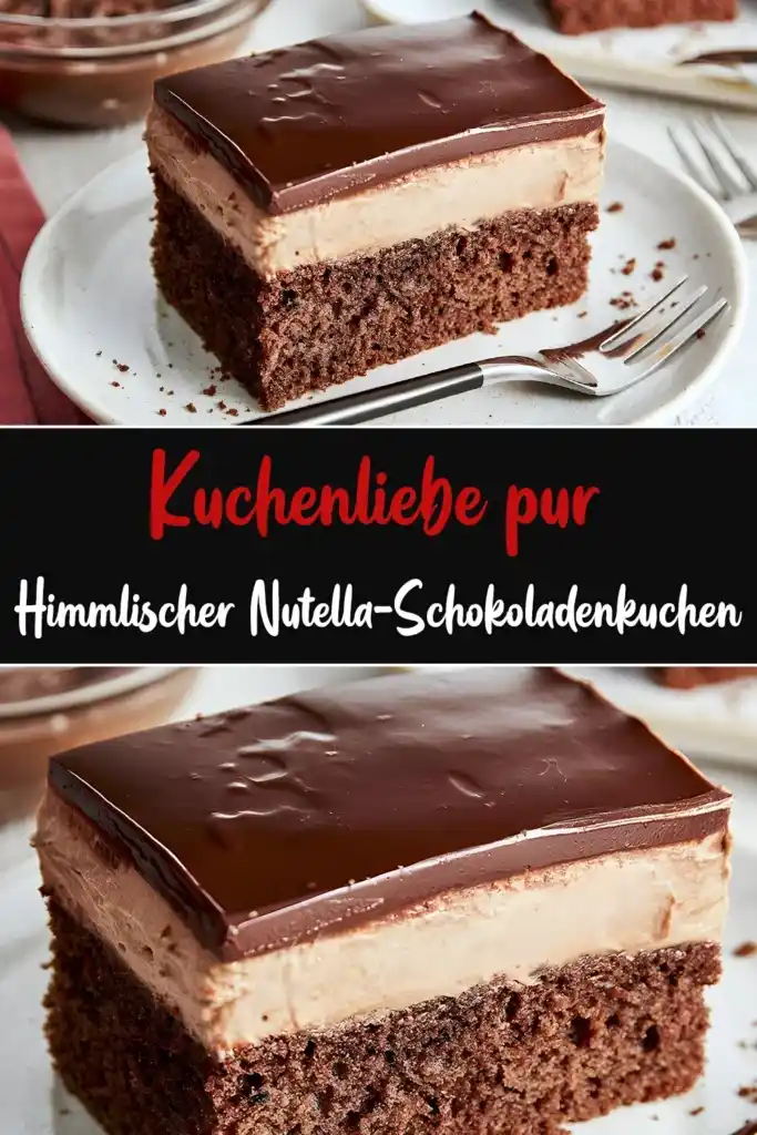 Kuchenliebe pur – Himmlischer Nutella-Schokoladenkuchen