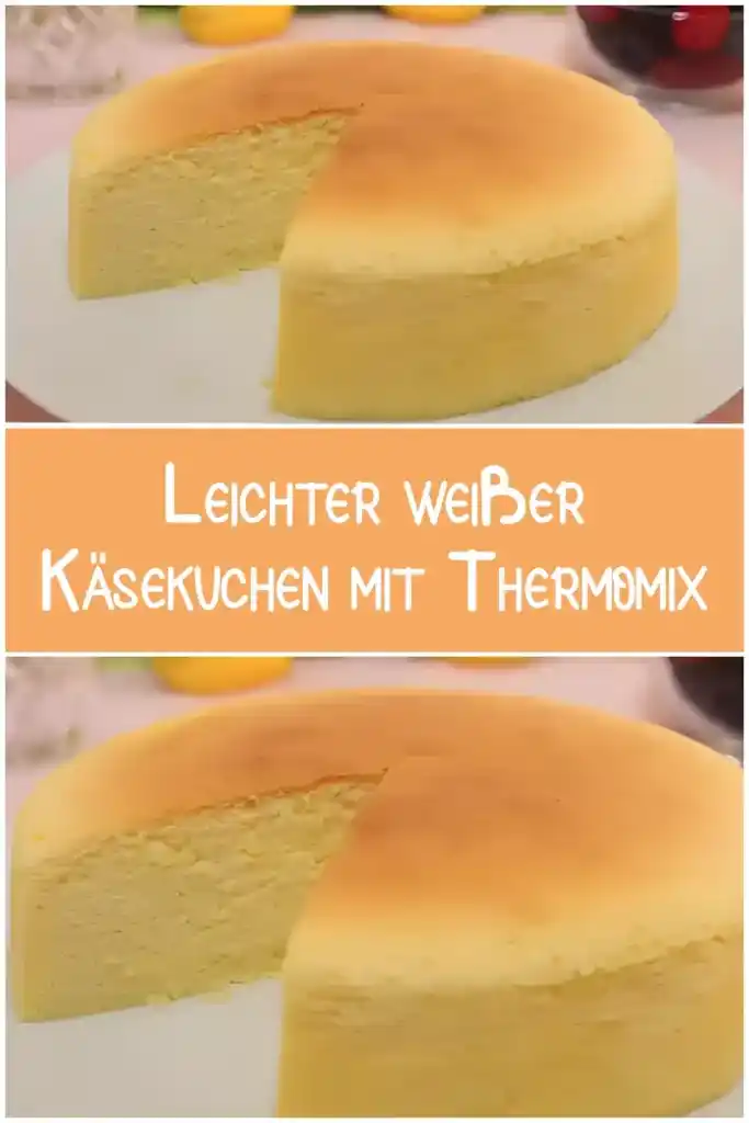 Leichter weißer Käsekuchen mit dem Thermomix 1 Leichter weisser Kaesekuchen mit Thermomix
