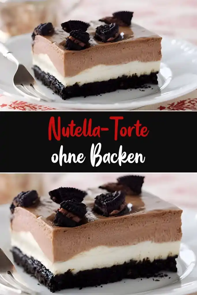 Nutella-Torte ohne Backen 1 Nutella Torte ohne Backen