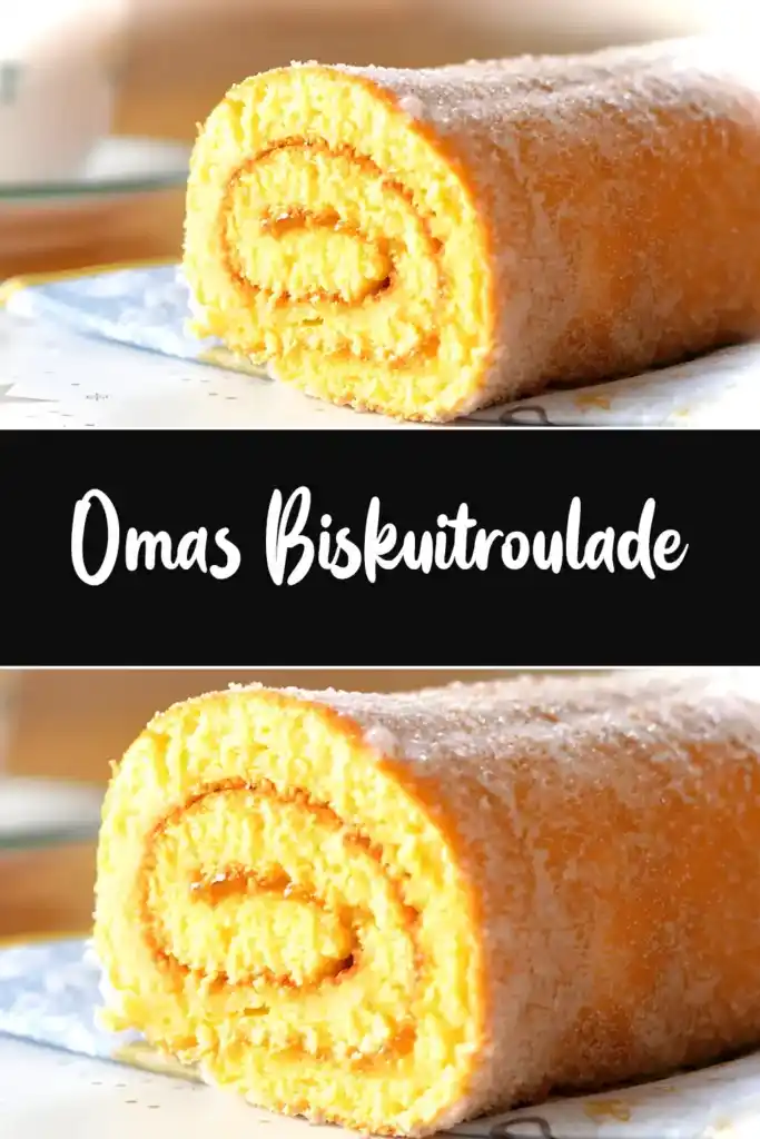 Omas Biskuitroulade 1 Omas Biskuitroulade