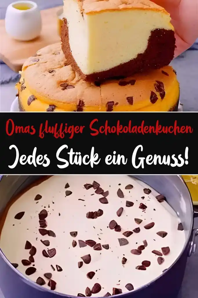 Omas fluffiger Schokoladenkuchen – Jedes Stück ein Genuss! 1 Omas fluffiger Schokoladenkuchen – Jedes Stück ein Genuss!