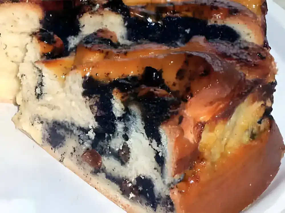 Rosenkuchen mit Vanillepudding und Nuss- oder Mohnfüllung 9 Rosenkuchen