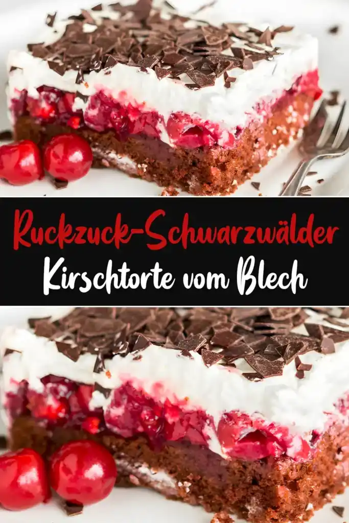 Ruckzuck-Schwarzwälder-Kirschtorte vom Blech 1 Ruckzuck Schwarzwaelder Kirschtorte vom Blech pin