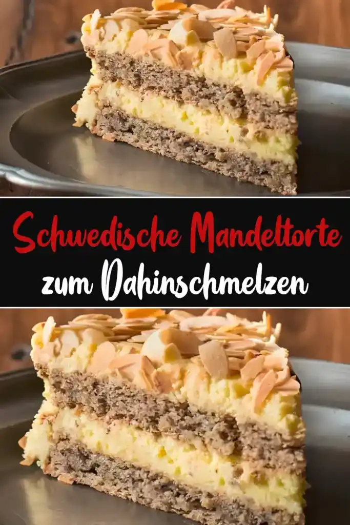 SCHWEDISCHE MANDELTORTE – ZUM DAHINSCHMELZEN