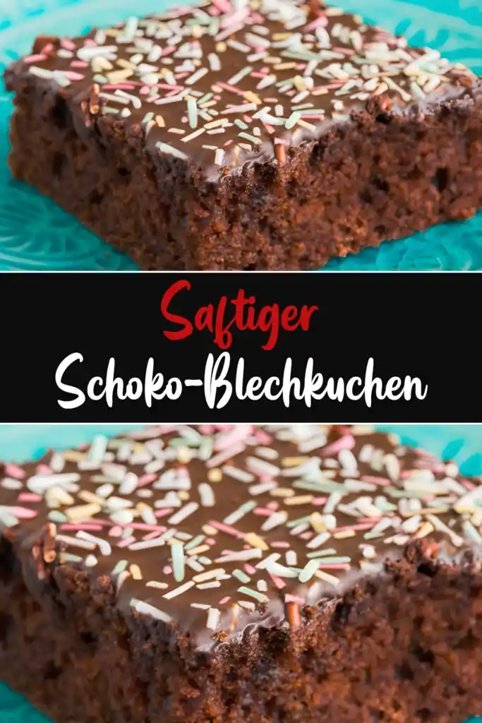 Saftiger Schoko-Blechkuchen 1 Saftiger Schoko-Blechkuchen