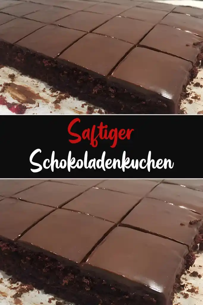 Saftiger Schokoladenkuchen 1 Saftiger Schokoladenkuchen