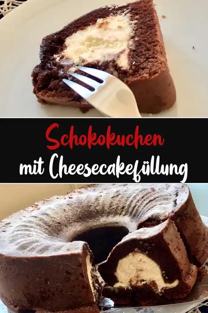 Schokokuchen mit Cheesecakefüllung: Ein Genuss für Feinschmecker 1 Schokokuchen mit Cheesecakefuellung