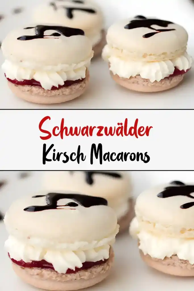 Schwarzwälder Kirsch Macarons: Eine Leckerei für Feinschmecker