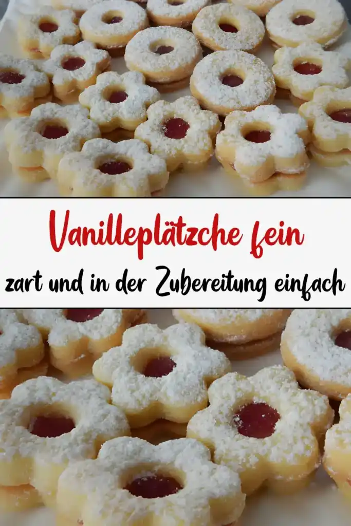 Vanilleplätzchen fein, zart und in der Zubereitung einfach