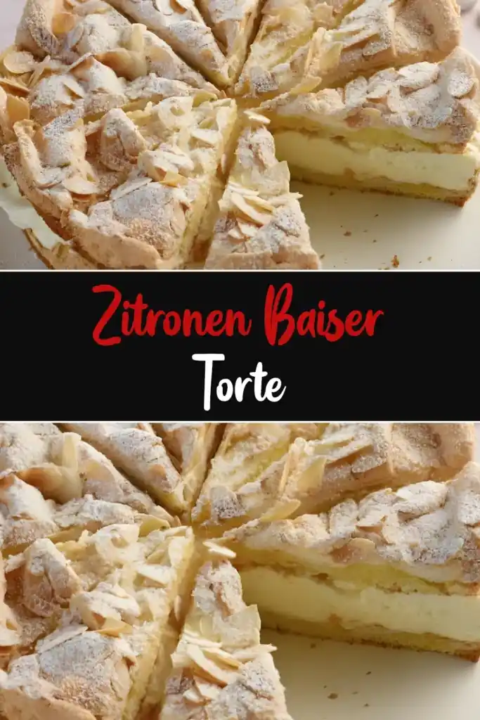 Zitronen Baiser Torte