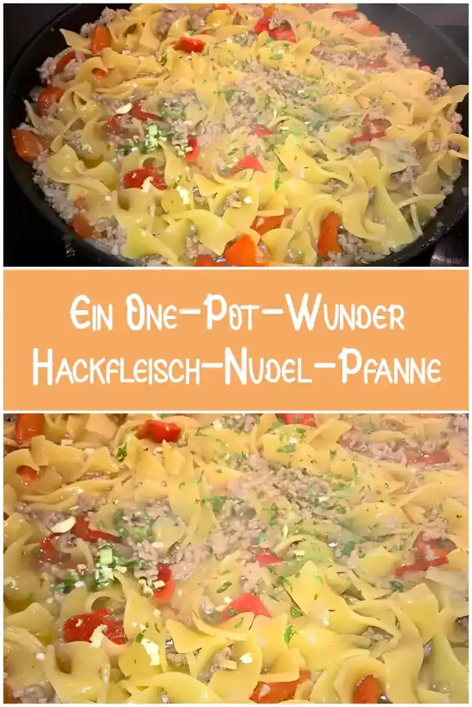 Ein Kochabenteuer in einem Topf: Hackfleisch-Nudel-Pfanne 1 Ein One Pot Wunder Hackfleisch Nudel Pfanne