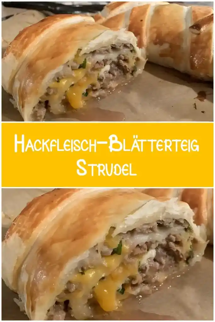 Hackfleisch-Blätterteig-Strudel 1 Hackfleisch Blaetterteig Strudel