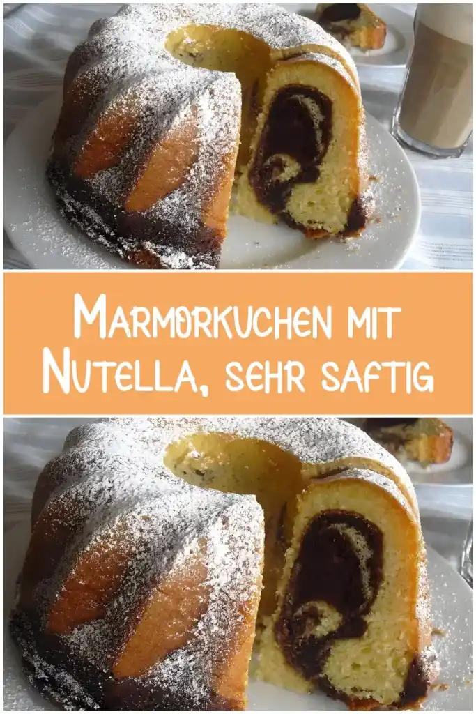 Marmorkuchen mit Nutella 1 Marmorkuchen mit Nutella sehr saftig