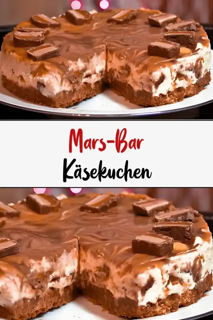 Verlockender Mars Bar Cheesecake 1 Mars Bar Kaesekuchen1
