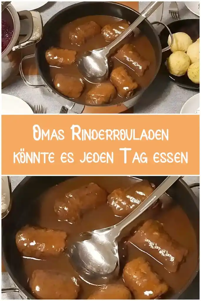 Omas Rinderrouladen, könnte sie jeden Tag essen 1 Omas Rinderrouladen koennte es jeden Tag essen