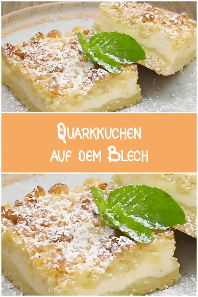 Quarkkuchen auf dem Blech 1 Quarkkuchen auf dem Blech