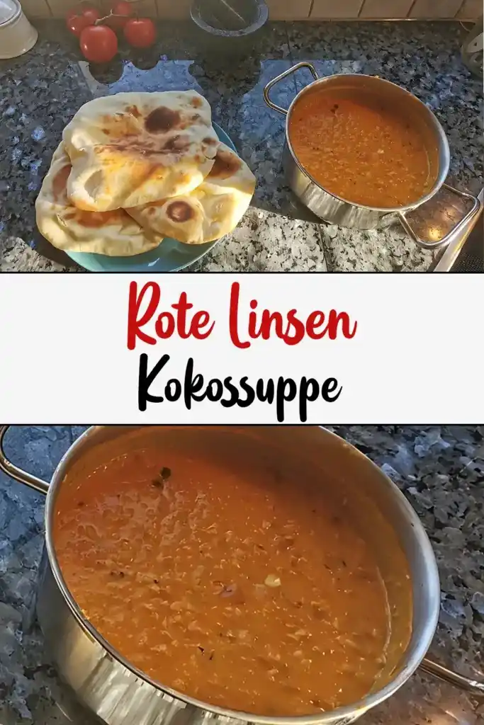 Rote Linsen-Kokossuppe 1 Rote Linsen Kokossuppe