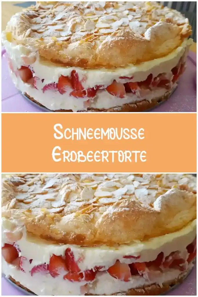 Schneemousse-Erdbeertorte 1 Schneemousse Erdbeertorte