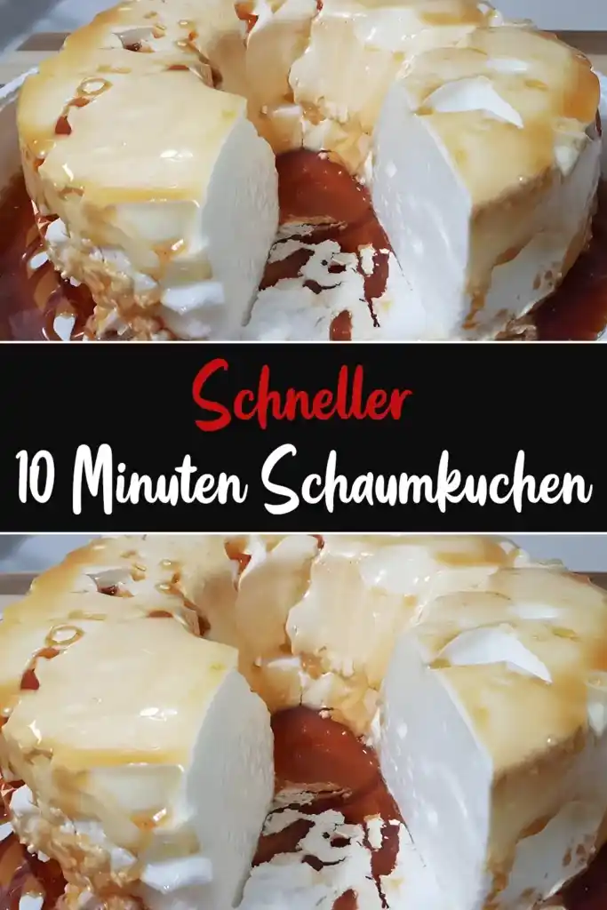 Schneller 10-Minuten-Schaumkuchen 1 Schneller 10 Minuten Schaumkuchen