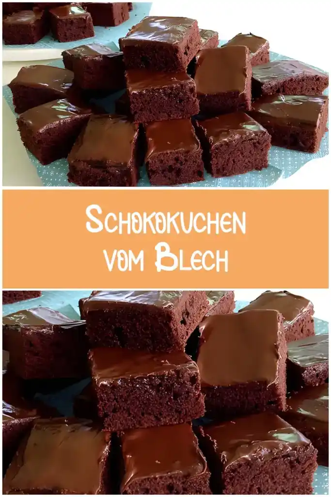 Schokokuchen vom Blech 1 Schokokuchen vom Blech 2