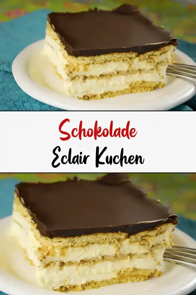 Schokoladen-Eclair-Kuchen 1 Schokolade Eclair Kuchen1