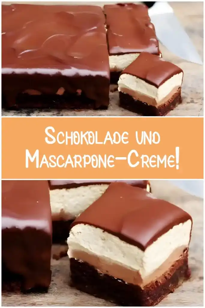 Schokolade und Mascarpone-Creme 1 Schokolade und Mascarpone Creme