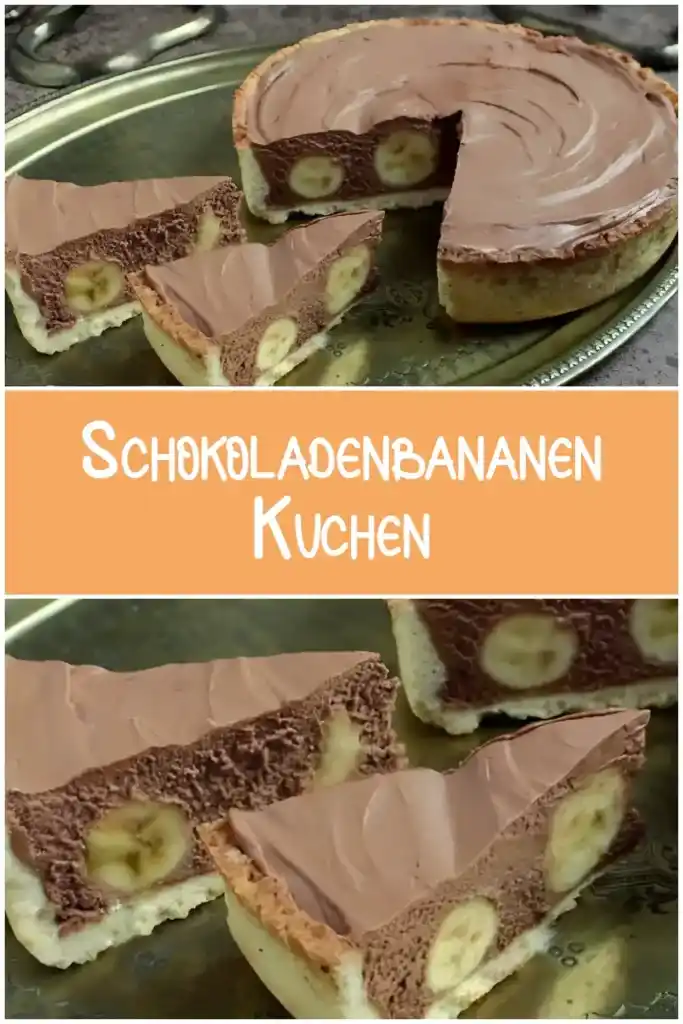 Schokoladen-Bananen-Kuchen 1 Schokoladenbananen Kuchen