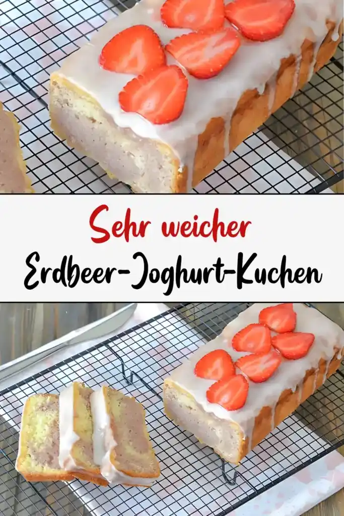 Sehr Weicher Erdbeer-Joghurt-Kuchen 1 Sehr weicher Erdbeer Joghurt Kuchen1