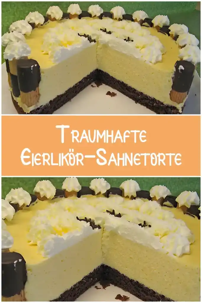 Süße Frühlingsrollen 1 Traumhafte Eierlikoer Sahnetorte