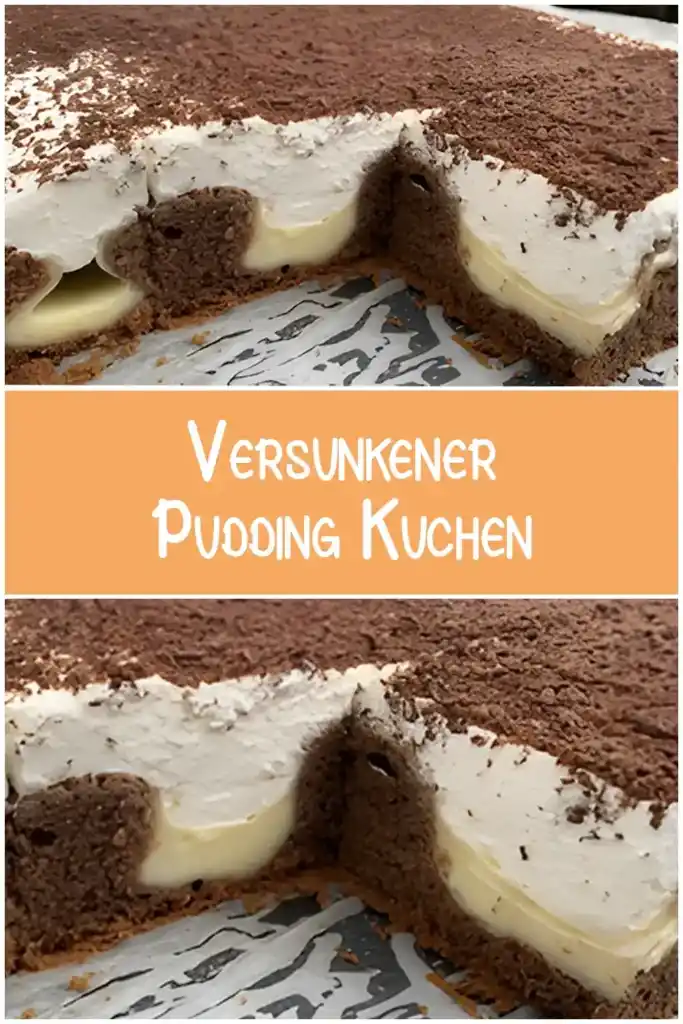 Versunkener Puddingkuchen: Ein köstlicher Genuss 1 Versunkener Pudding Kuchen