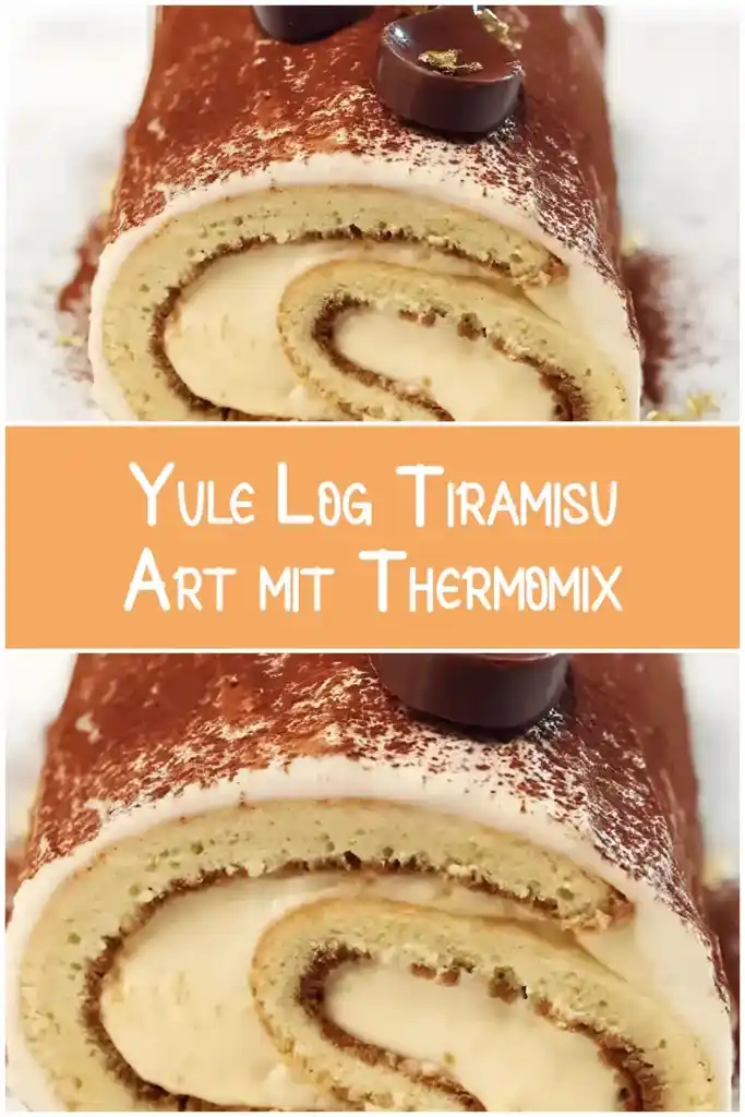 Yule Log Tiramisu Art mit dem Thermomix 1 Yule Log Tiramisu Art mit Thermomix