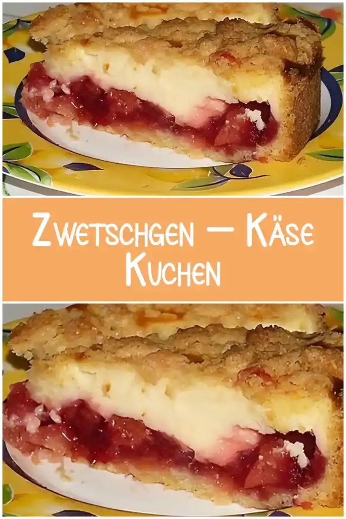 Zwetschgen-Käsekuchen