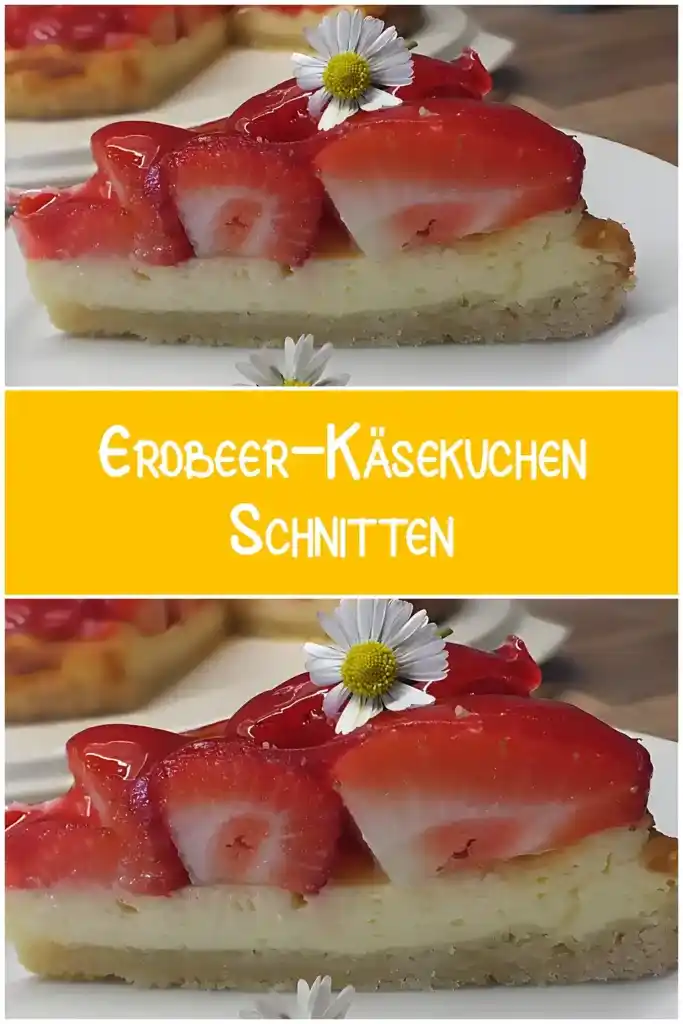 Erdbeer-Käsekuchen-Schnitten 1 Erdbeer Kaesekuchen Schnitten