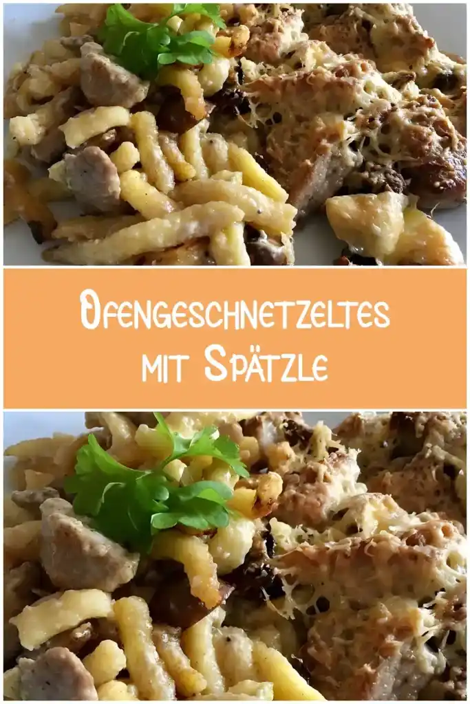 Ofengeschnetzeltes mit Spätzle 1 Ofengeschnetzeltes mit Spaetzle