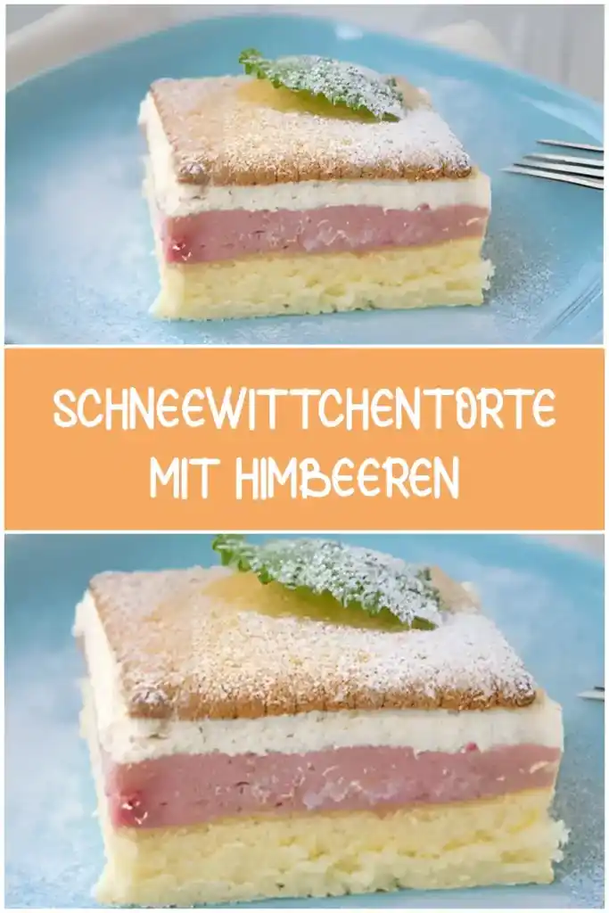 SCHNEEWITTCHENTORTE MIT HIMBEEREN