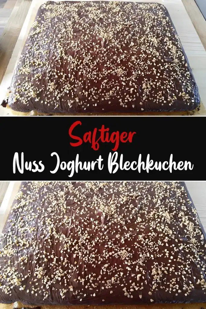 Saftiger Nuss-Joghurt-Blechkuchen 1 Saftiger Nuss Joghurt Blechkuchen