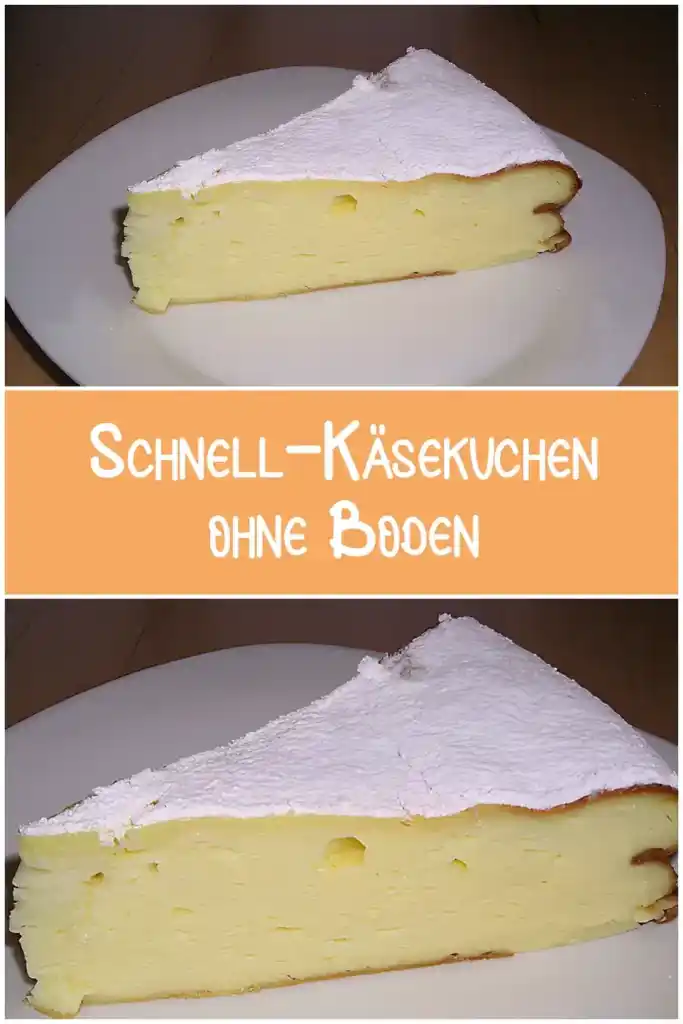 Schnell-Käsekuchen ohne Boden