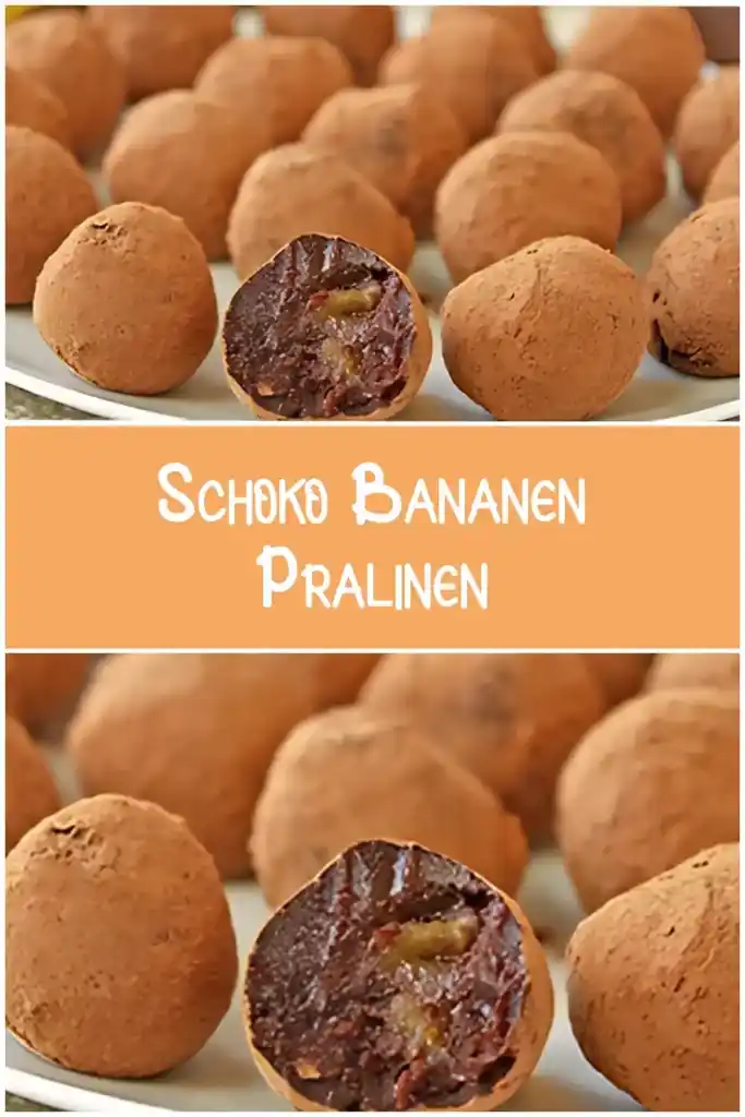 Schoko-Bananen-Pralinen 1 Schoko Bananen Pralinen