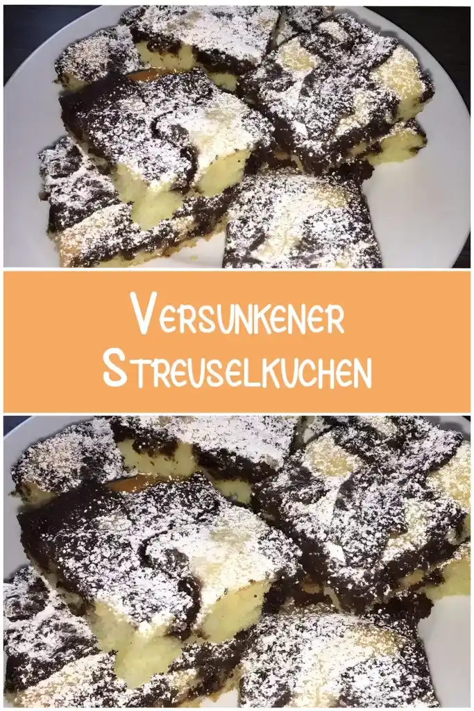 Versunkener Streuselkuchen, Ein himmlisch schokoladiges Vergnügen 1 Versunkener Streuselkuchen