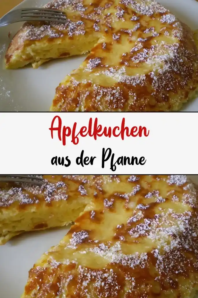 Apfelkuchen aus der Pfanne