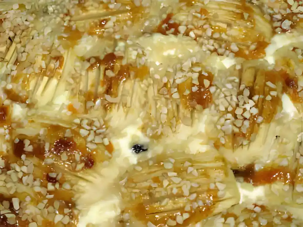 Apfelkuchen mit Quark-Öl-Teig und Mandeln 9 Apfelkuchen mit Quark Oel